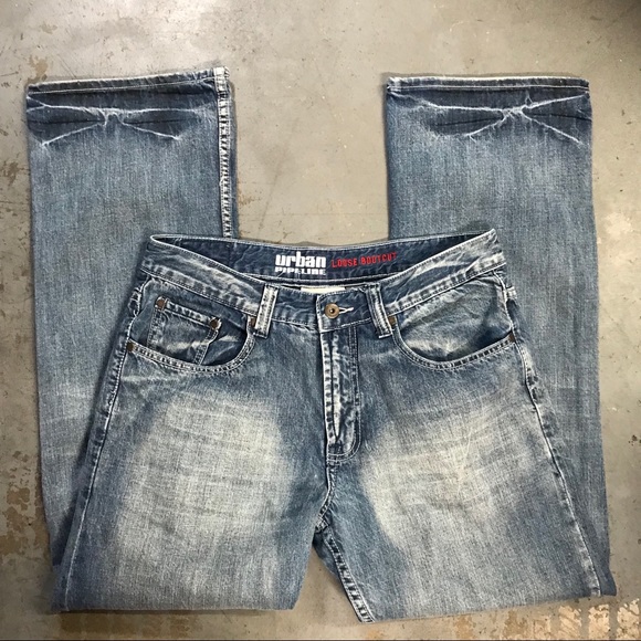 urban pipeline loose bootcut jeans